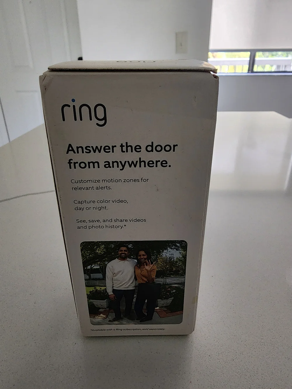 Ring Video Doorbell –Silver And Black